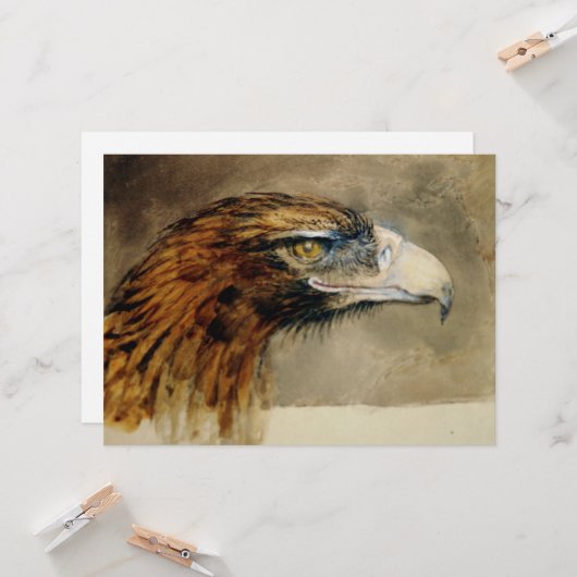 イーグルの頭(John Ruskin) カード (正面/裏面インサイチュ)