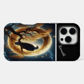 イーグルは月照りの海を眺める iPhoneケース (裏面横)