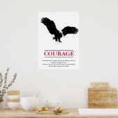 イーグルやる気を起こさせるコーポップ・アートのルドアー感動的ト ポスター (キッチン)