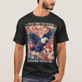 イーグルやる気を起こさせるTシャツ Tシャツ