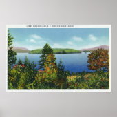 イーグルアイランドと下部サラナックレイクビュー ポスター (正面)