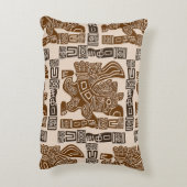 イーグルアステカウォリアー部族古代アート アクセントクッション (裏面(縦))