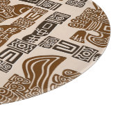 イーグルアステカウォリアー部族古代アート カッティングボード (角)