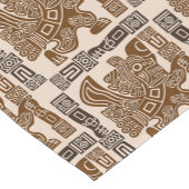 イーグルアステカウォリアー部族古代アート ショートテーブルランナー (コーナー)