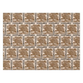 イーグルアステカウォリアー部族古代アート テーブルクロス (正面(横))