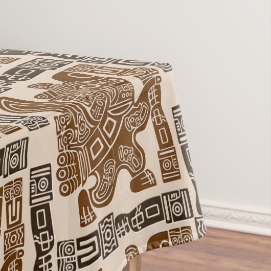 イーグルアステカウォリアー部族古代アート テーブルクロス (インサイチュ)