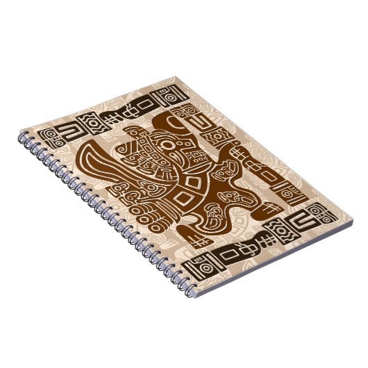 イーグルアステカウォリアー部族古代アート ノートブック (右側)