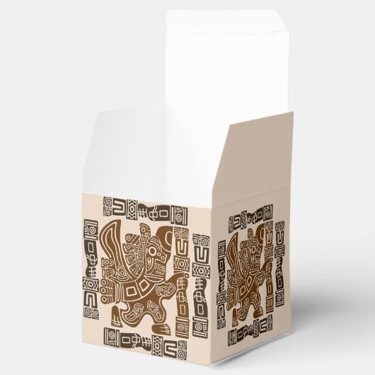 イーグルアステカウォリアー部族古代アート フェイバーボックス (オープン)