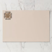 イーグルアステカウォリアー部族古代アート ペーパーパッド (正面)