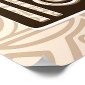 イーグルアステカウォリアー部族古代アート ポスター (角)