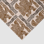 イーグルアステカウォリアー部族古代アート 薄葉紙 (詳細)