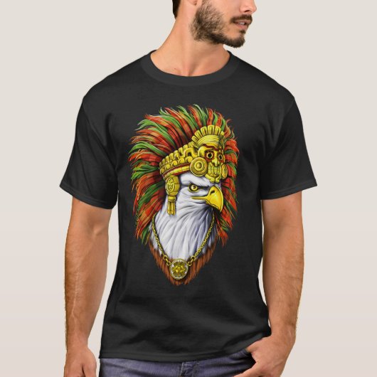 イーグルアステカ戦士 Tシャツ (正面)
