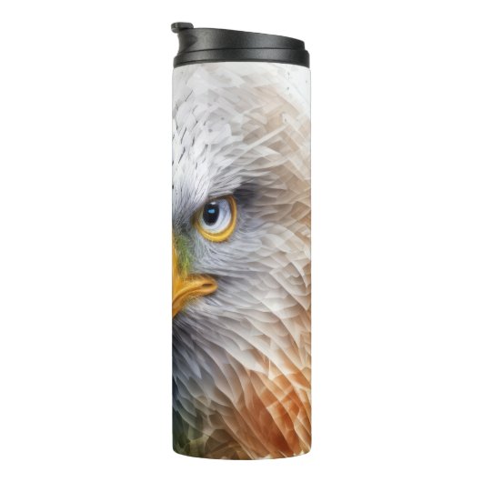 イーグルアニマルポートレート自然絵画野生生物 タンブラー (回転右)