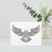 イーグルアメリカンフットボールスポーツマスコット ポストカード (スタンド正面)