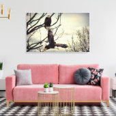 イーグルウォッチングイーグル キャンバスプリント (インサイチュ (リビング))