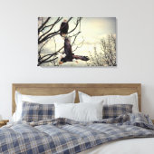 イーグルウォッチングイーグル キャンバスプリント (インサイチュ (寝室))