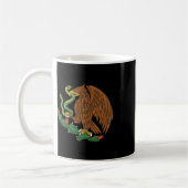 イーグルエンブレムメキシコ国旗Cinco De Mayo Mex コーヒーマグカップ (左)