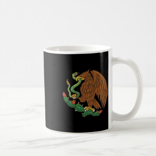 イーグルエンブレムメキシコ国旗Cinco De Mayo Mex コーヒーマグカップ (右)