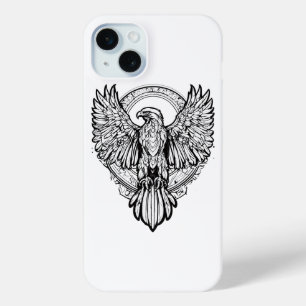 "イーグルエンブレム: iPhone 15 Eagleプリントカバー" Miniケース