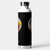 イーグルエンブレムUSA国旗(垂直) ウォーターボトル (左面)