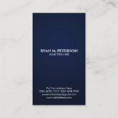 イーグルエンブレムUSA国旗（垂直） 名刺 (裏面)