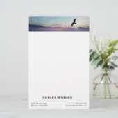 イーグルオーバーマウンテンスカイラインブルースカイ 便箋 (スタンド正面)