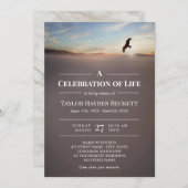 イーグルオーバーマウンテンズお祝いオブライフ 招待状 (正面/裏面)