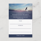 イーグルオーバーマウンテンライフお祝い エンクロージャーカード (正面)