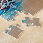 イーグルオ飛んでいるーバーリバー狩りforサーモンパステル ジグソーパズル (側面)