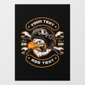 イーグルカスタマイズレンチ自動二輪車修理店 ウィンドウサイン (シート)