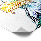 イーグルカラフルスケッチ ポスター (角)