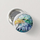 イーグルカラフルスケッチ 缶バッジ (正面&裏面)