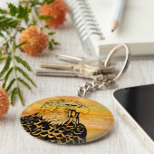 イーグルキーチェーン キーホルダー (側面)