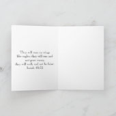 イーグルクリスチャン勇気付けられる強い希望 カード (内部)