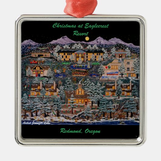 イーグルクレストリゾート メタルオーナメント (正面)