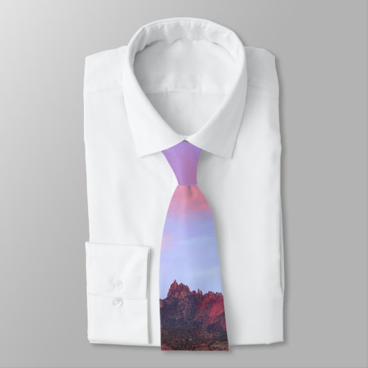 イーグルクログユタの夕焼けの風景 ネクタイ (タイ)