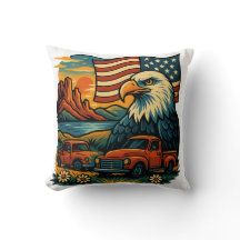 イーグルグローリーヴィンテージティー – 愛国的アメリカ国旗