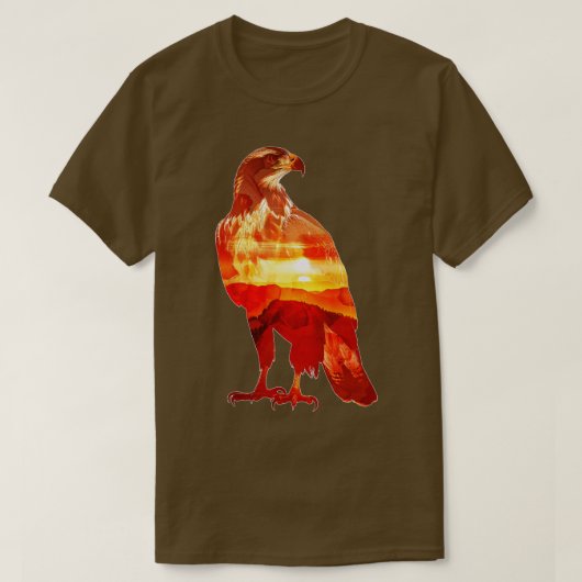 イーグルサンセットダブル露出 Tシャツ (デザイン正面)