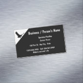 イーグルシルエットバード自然カスタム動物 マグネット名刺 (インサイチュ)