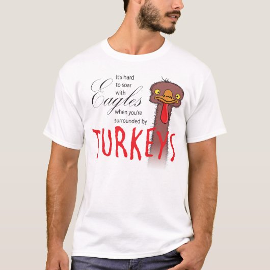 イーグルスで懸命を舞う時に… Tシャツ (正面)