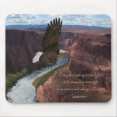 イーグルスとしてアイザイアの40:31の翼 マウスパッド (正面)