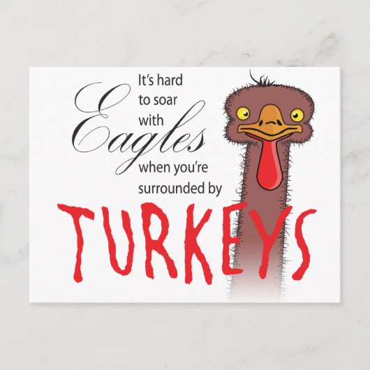 イーグルスと一緒に飛び跳ねる懸命だ… ポストカード (正面)