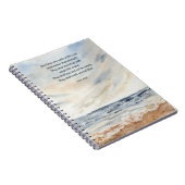 イーグルスのような翼イザヤ聖書の詩のノート ノートブック (右側)