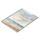 イーグルスのような翼イザヤ聖書の詩のノート ノートブック (左側)