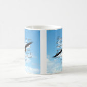 イーグルスのアイザイアの40:31のクリスチャンの聖書として翼 コーヒーマグカップ (中央)