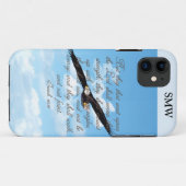 イーグルスのアイザイアの40:31のクリスチャンの聖書として翼 Case-Mate iPhoneケース (裏面(横))