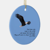 イーグルスのオーナメントのような翼 セラミックオーナメント (右)