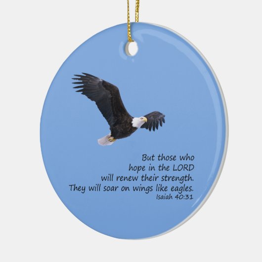 イーグルスのオーナメントのような翼 セラミックオーナメント (左)