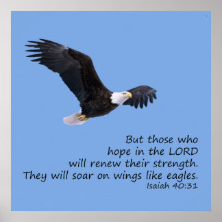 イーグルスのポスターのように翼の上で ポスター