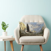 イーグルスの聖書の詩のアイザイアの40:31として翼 ランバークッション (椅子)